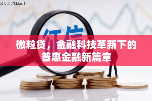 迎泽微粒贷，金融科技革新下的普惠金融新篇章