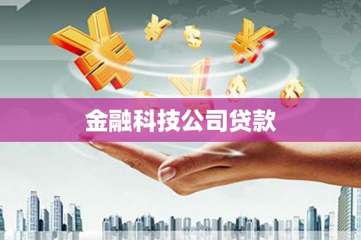 迎泽金融科技公司贷款