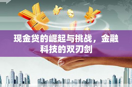 迎泽现金贷的崛起与挑战，金融科技的双刃剑