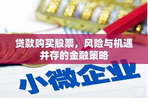 迎泽贷款购买股票，风险与机遇并存的金融策略