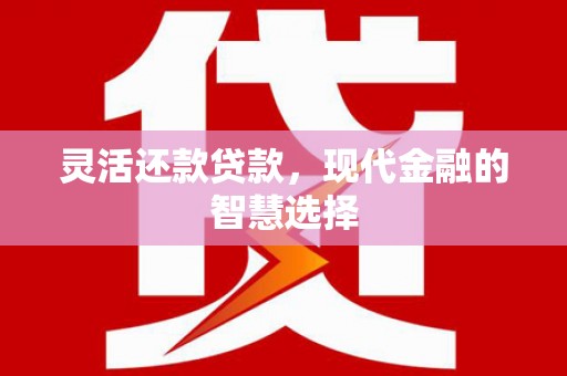 迎泽灵活还款贷款，现代金融的智慧选择