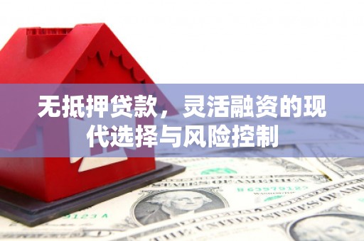 迎泽无抵押贷款，灵活融资的现代选择与风险控制
