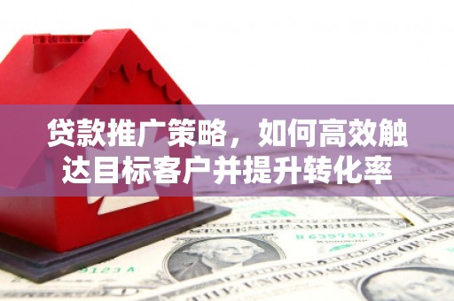 迎泽贷款推广策略，如何高效触达目标客户并提升转化率