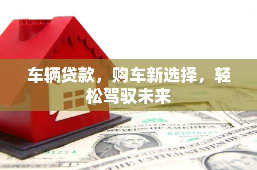 迎泽车辆贷款，购车新选择，轻松驾驭未来