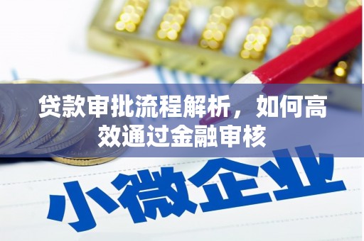 迎泽贷款审批流程解析，如何高效通过金融审核