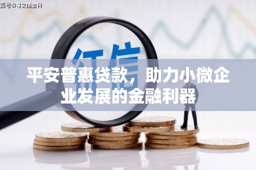 迎泽平安普惠贷款，助力小微企业发展的金融利器