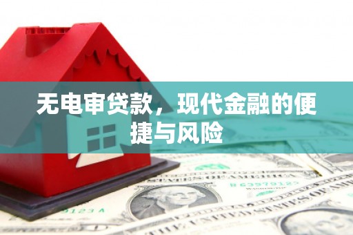 迎泽无电审贷款，现代金融的便捷与风险