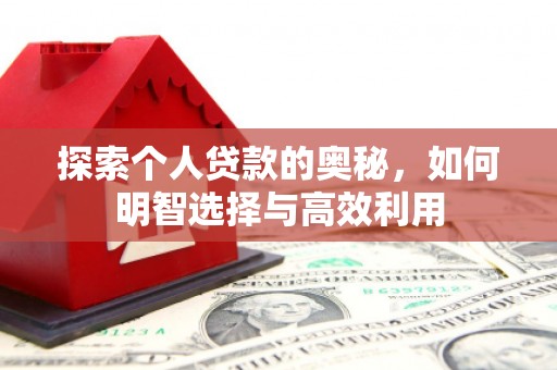迎泽探索个人贷款的奥秘，如何明智选择与高效利用