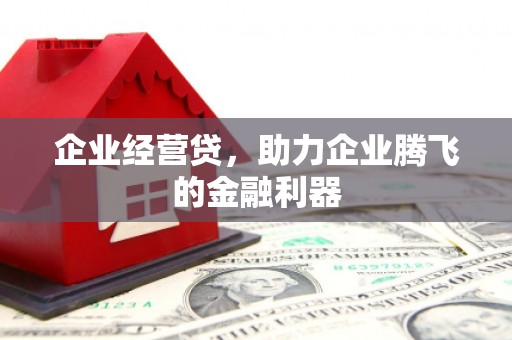 迎泽企业经营贷，助力企业腾飞的金融利器