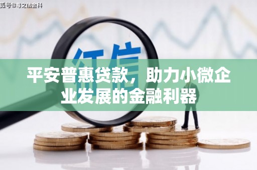 迎泽平安普惠贷款，助力小微企业发展的金融利器