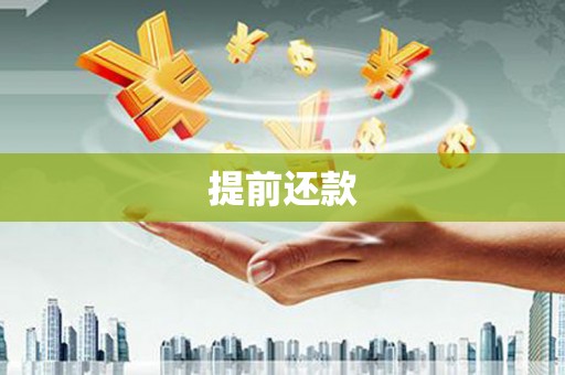 迎泽提前还款