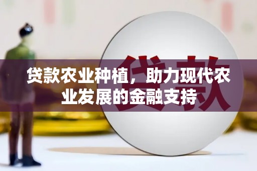 迎泽贷款农业种植，助力现代农业发展的金融支持