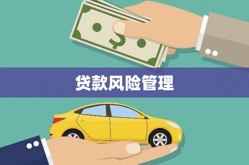 迎泽贷款风险管理
